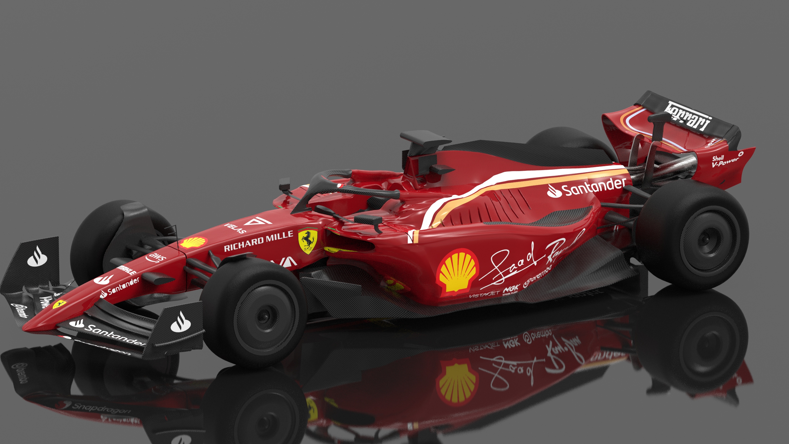 法拉利车队一级方程式赛车